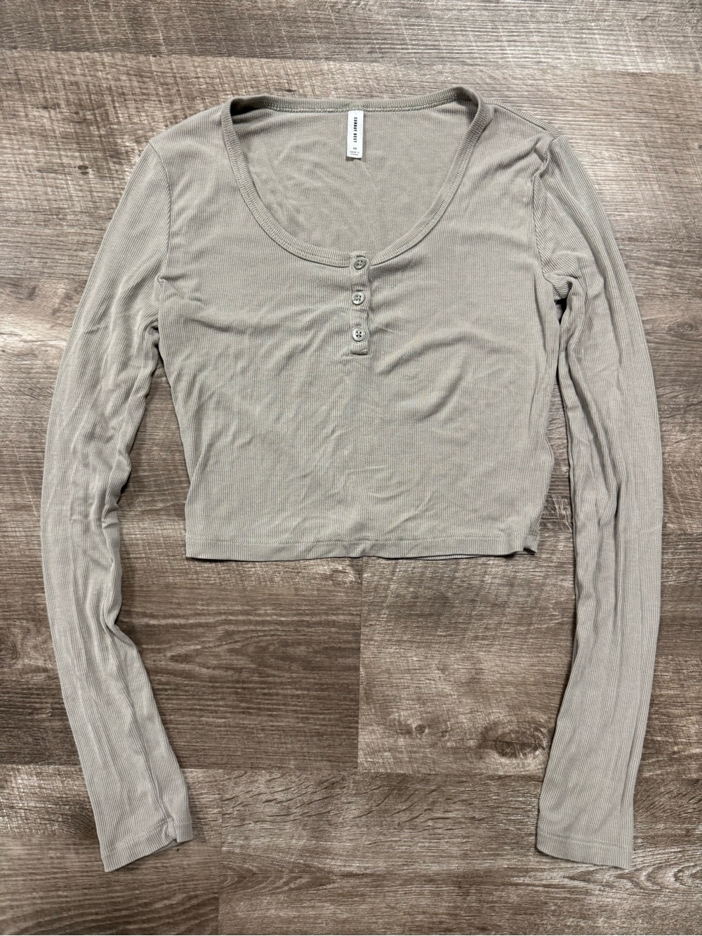 Sunday Best Aritzia Drew Long Sleeve Henley Size XS